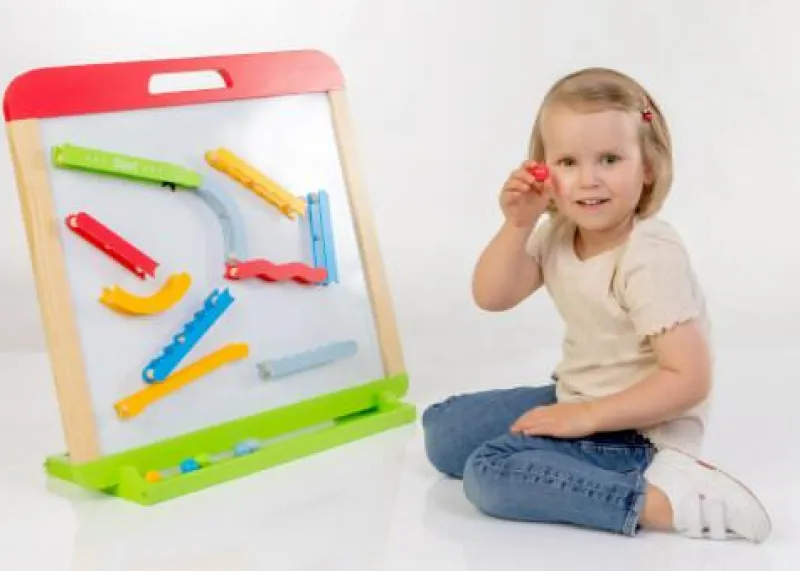 SpielMaus Malen Und Zeichnen>3 in 1 Zeichenbrett mit Kugelbahn