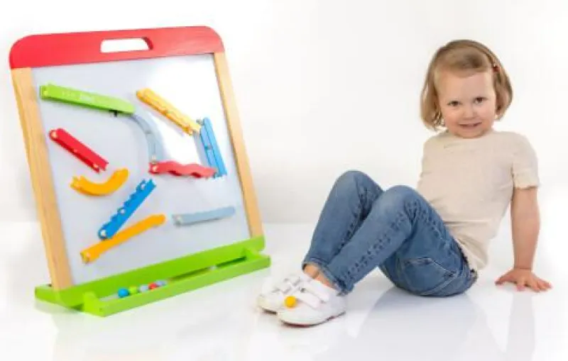 SpielMaus Malen Und Zeichnen>3 in 1 Zeichenbrett mit Kugelbahn