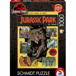 Schmidt Spiele Erwachsenenpuzzle>30 Jahre Jurassic Park: Life Finds a Way- Puzzle 1