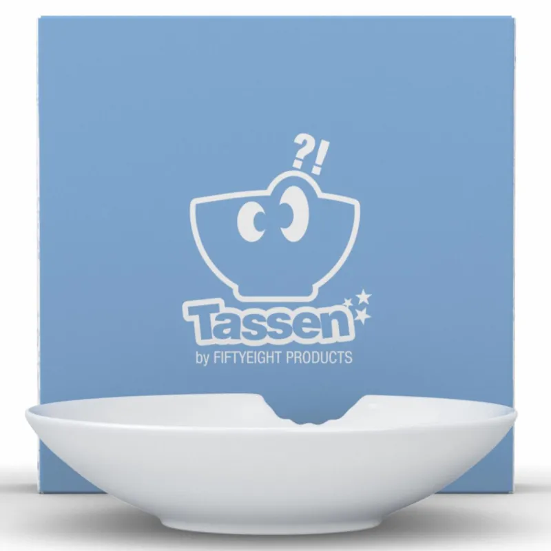 58 fiftyeight Weiß>2 Kleine tiefe Teller mit Biss, 18cm, weiß