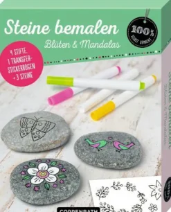COPPENRATH SPG Malen Und Zeichnen>100% selbst gemacht - Steine bemalen: Blüten & Man