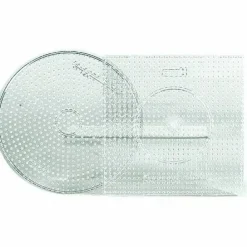 Dan Import-HAMA® Basteln>2 Stiftplatten transparent Kreis/Quadrath