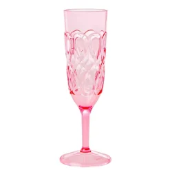 Rice A/S Melamin Und Bambus>Acrylic Sektkelch with Swirly Embossed Detail - Pi