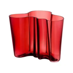 Iittala Vasen>Aino Aalto Vase 160mm cranberry