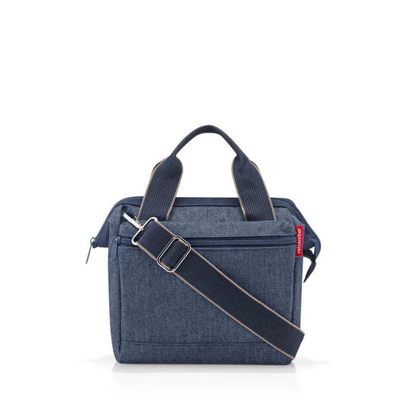 Reisenthel Taschen Und Körbe>Allrounder Cross Herringbone Dark Blue Reisetasche