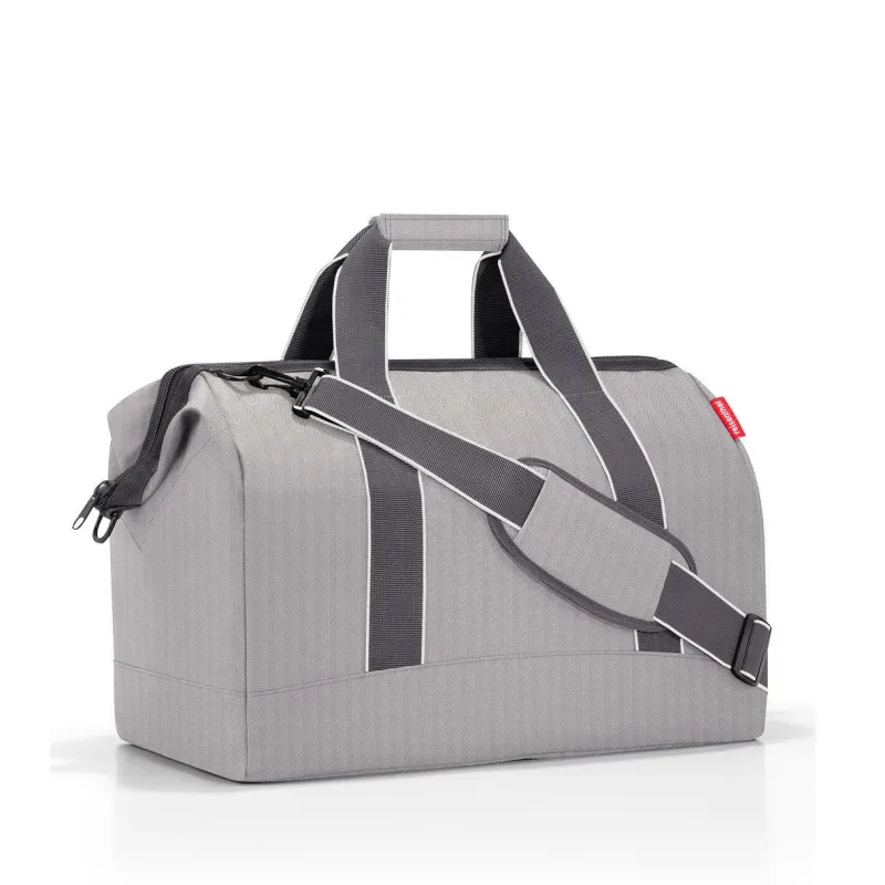 Reisenthel Taschen Und Körbe>Allrounder L Herringbone Grey Reisetasche