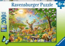 Ravensburger Kinderpuzzle>Anmutige Hirschfamilie - Puzzle 200 Teile