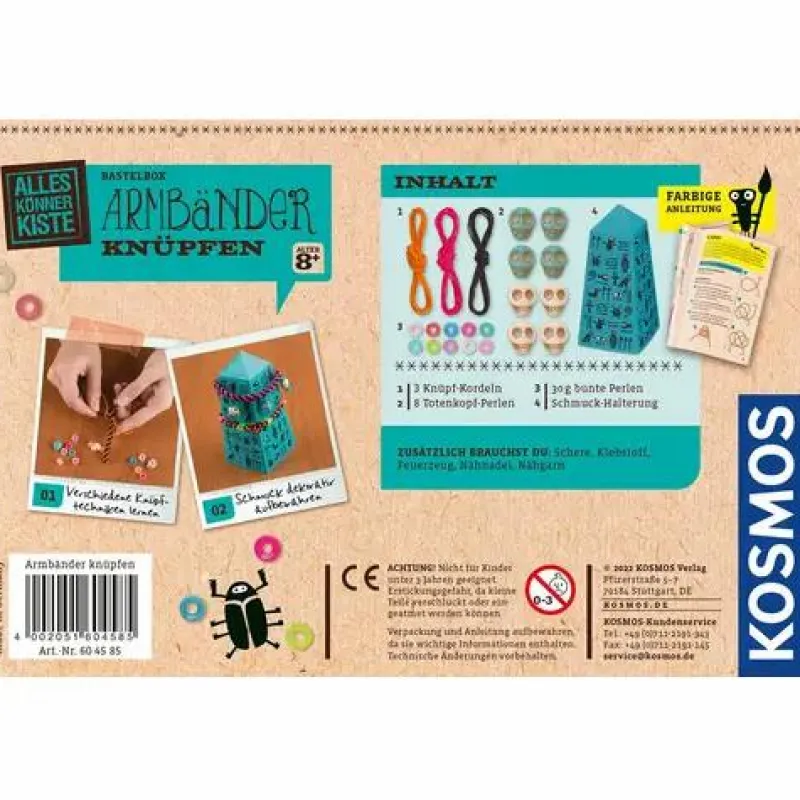 Kosmos Basteln>Armbänder Knüpfen