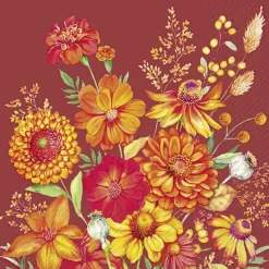 IHR Servietten Und Serviettenringe|Servietten>ARYA Red Lunch-Servietten L1050010