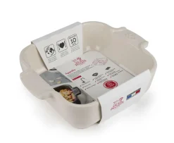 Peugeot Auflauf>Auflaufform Quadratisch 18 cm Ecru