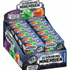 Kosmos Experimentieren>Ausgrabung Mineralien & Fossilien