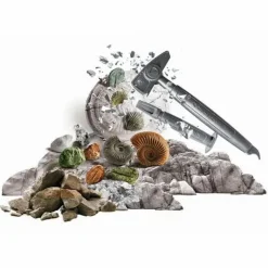 Clementoni Experimentieren>Ausgrabungsset: Fossilien & Mineralien