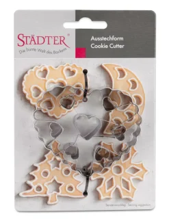 Staedter Gmbh Ausstecher Und Stempel>Ausstechform, Herz mit Aussparungen