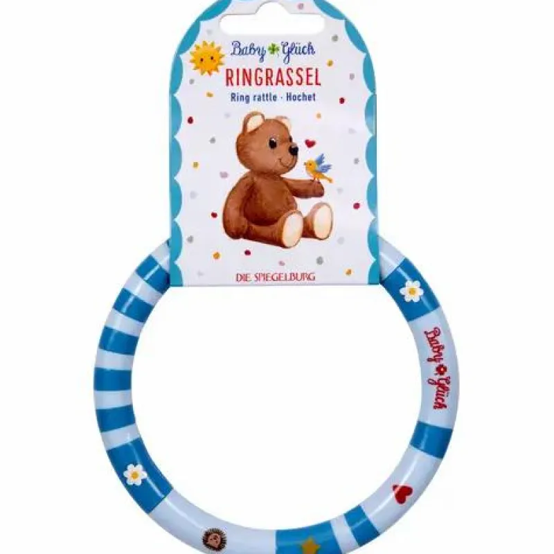 COPPENRATH SPG Spielen>Babyglück - Ringrassel, hellblau