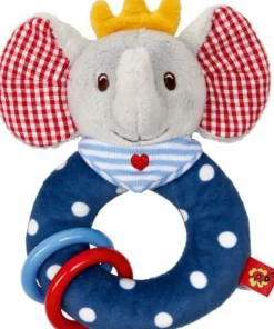 COPPENRATH SPG Spielen>BabyGlück - Ringrassel mit Klapperringen Elefant