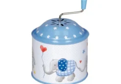 COPPENRATH SPG Spieluhren Und Mobile>BabyGlück - Spieluhrdose Elefant hellblau