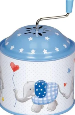 COPPENRATH SPG Spieluhren Und Mobile>BabyGlück - Spieluhrdose Elefant hellblau