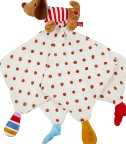 COPPENRATH SPG Kuscheln>BabyGlück Schnuffeltuch - Dackel mit Mulltuch