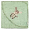Sterntaler Badtextilien>Badetuch 100x100cm Emmilius hellgrün