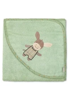 Sterntaler Badtextilien>Badetuch 100x100cm Emmilius hellgrün