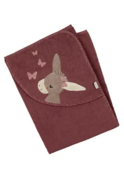 Sterntaler Badtextilien>Badetuch 80x80cm Emmily dunkelrot