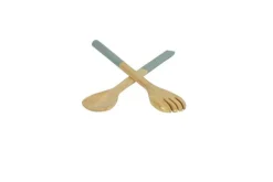 AlbertL Melamin Und Bambus>Bambus-Besteck-Set eisblau 27,5cm