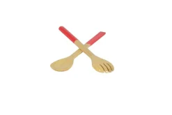 AlbertL Melamin Und Bambus>Bambus-Besteck-Set maxi, orange