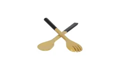 AlbertL Melamin Und Bambus>Bambus-Besteck-Set maxi, schwarz