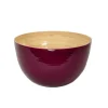 AlbertL Melamin Und Bambus>Bambus-Schüssel 30x18, brombeer
