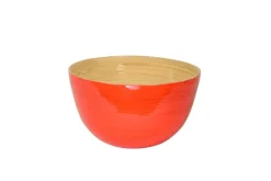 AlbertL Melamin Und Bambus>Bambus-Schüssel 30x18, orange