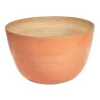 AlbertL Melamin Und Bambus>Bambus-Schüssel 26x16cm, apricot