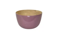AlbertL Melamin Und Bambus>Bambus-Schüssel 26x16cm, mauve