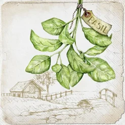 IHR Servietten Und Serviettenringe|Servietten>BASIL cream Lunch-Servietten L 945860