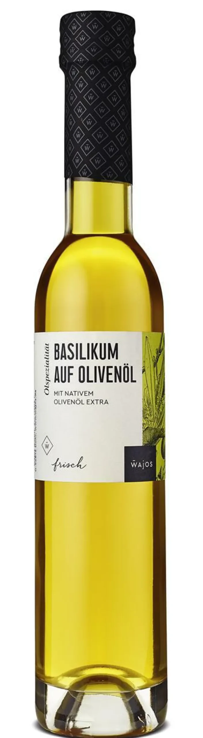 Wajos Gewürze Und Saucen>Basilikum auf Olivenöl 250ml - Olivenölzubereitung