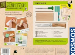Kosmos Basteln>Bastelbox: Schnitzen Komplett-Set - Mit Lindenholz
