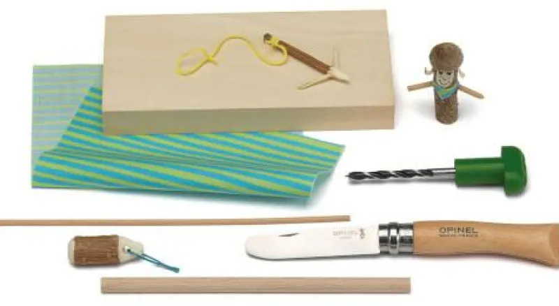 Kosmos Basteln>Bastelbox: Schnitzen Komplett-Set - Mit Lindenholz