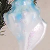 Krebs Glas Lauscha Baumschmuck Und Zubehör>Baumanhänger Blaue Muschel Ornament, 9cm