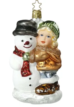 Inge Glas Manufaktur Baumschmuck Und Zubehör>Baumanhänger Ich wärm' Dich, 12 cm