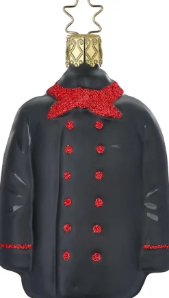 Inge Glas Manufaktur Baumschmuck Und Zubehör>Baumanhänger Italienische Kochjacke 9cm