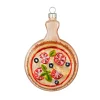 Magic by Inge Baumschmuck Und Zubehör>Baumanhänger Pizza auf Teller, 10,5cm, Glas