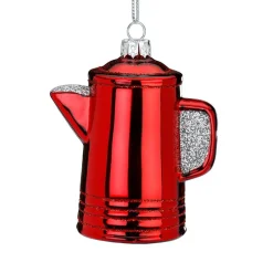 Magic by Inge Baumschmuck Und Zubehör>Baumanhänger Thermoskanne, Glas, 9.5 cm