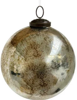 Shishi AS Baumschmuck Und Zubehör>Baumschmuck antique silber,11cm, glas