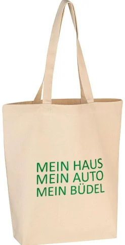 17;30 Taschen Und Körbe>Baumwolltasche "Mein Haus,..." 40x39x9cm
