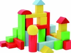SpielMaus Bauen>Bausteine in Trommel, 90 Stk. bunt