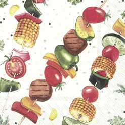 IHR Servietten Und Serviettenringe|Servietten>BBQ DINNER Lunch-Servietten L 866200