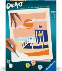 Ravensburger Malen Und Zeichnen>Beach Cottage - Malen nach Zahlen