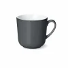 Dibbern Farbe>Becher mit Henkel 0,45 l Anthrazit Solid Color