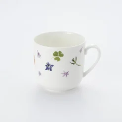 Dibbern Henkelbecher>Becher mit Henkel 0,32 l Kräutergarten Fine Bone C