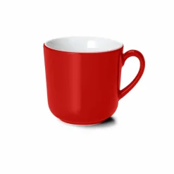 Dibbern Farbe>Becher mit Henkel 0,45 l Signalrot Solid Color
