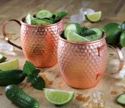 Cilio Barzubehör>Becher MOSCOW MULE Hammerschlag